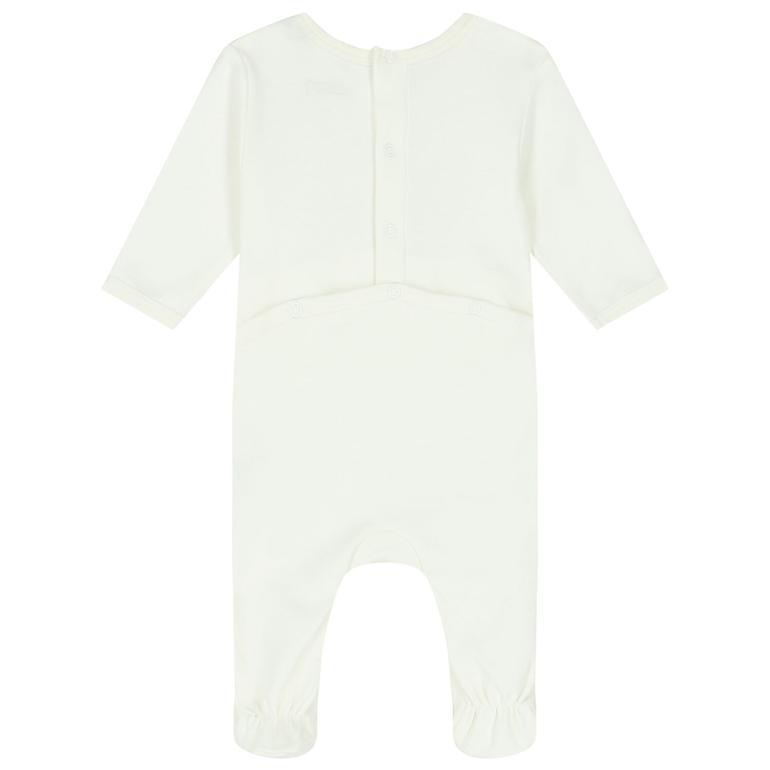 Baby Boys Ivory Logo Babygrow, 1, hi-res